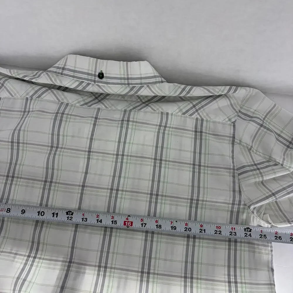 Under Armour HeatGear Plaid Button-Down Shirt — Size 2XL - Picture 4 of 15